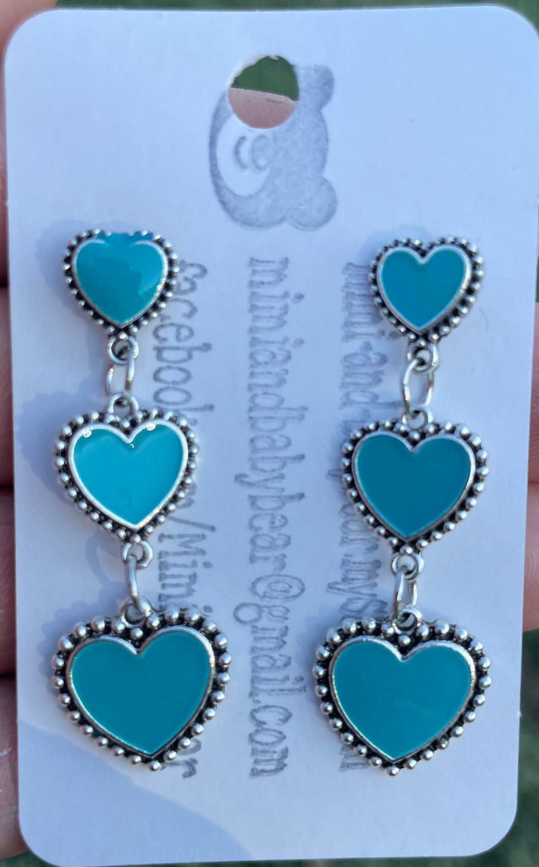 Heart Drop earrings