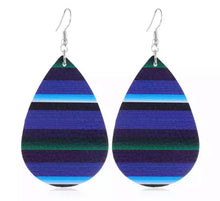 Load image into Gallery viewer, Colorful teardrop earrings