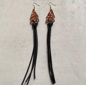 Long tassel earrings