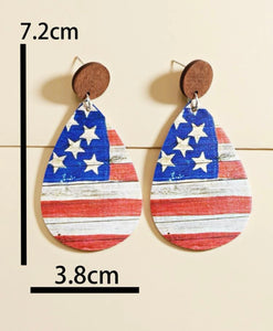 American Flag earrings