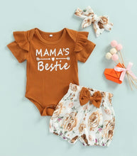 Load image into Gallery viewer, 3 pc Mama’s Bestie outfit