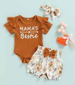 3 pc Mama’s Bestie outfit