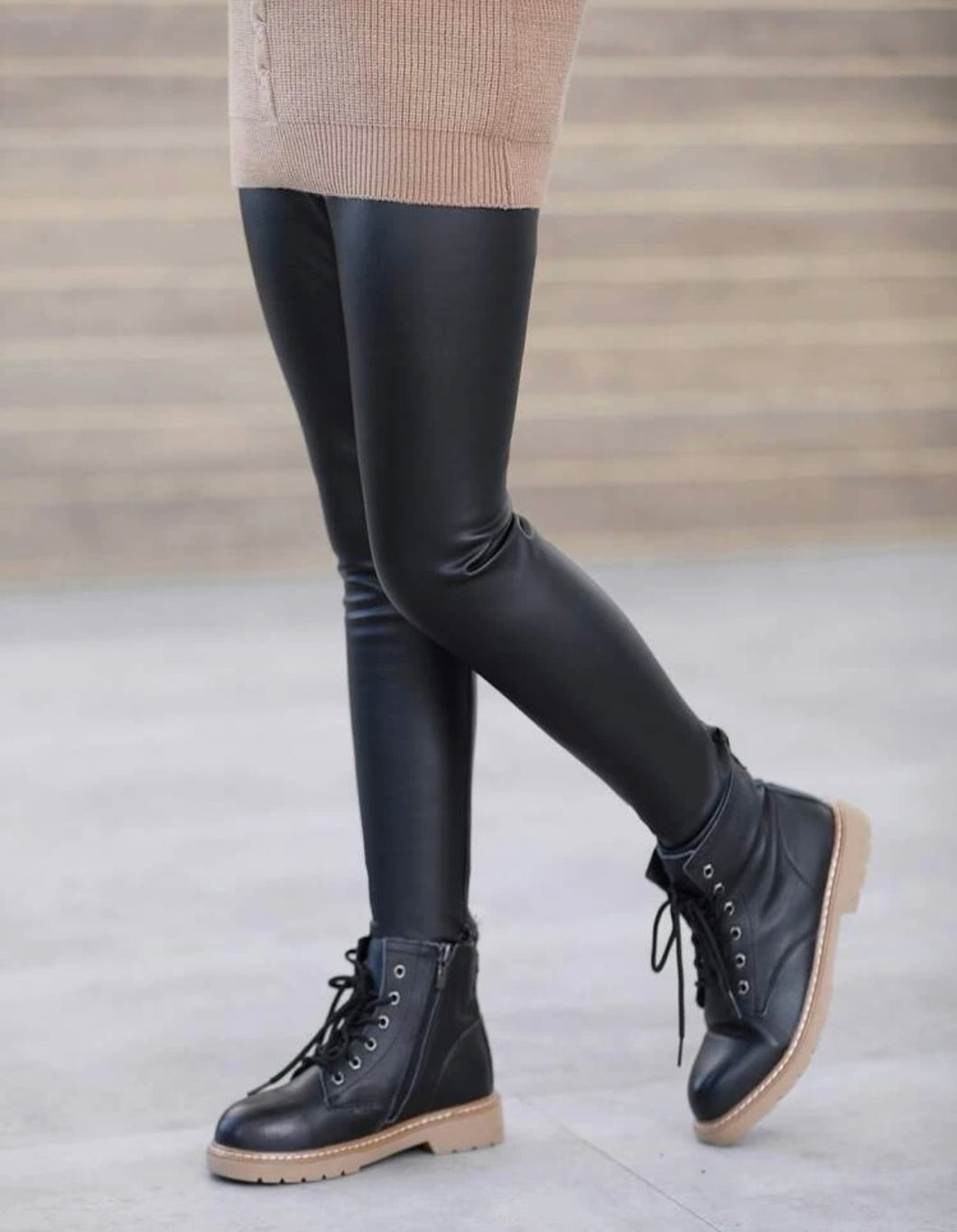 Pleather leggings