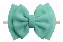 Load image into Gallery viewer, 6” double layer puff bow with nylon headband