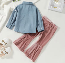 Load image into Gallery viewer, Denim and Pink outfit