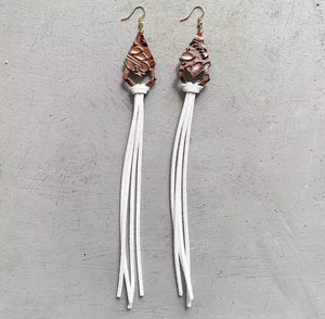 Long tassel earrings