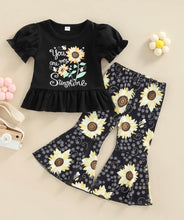 Load image into Gallery viewer, Sunshine sunflower outfit