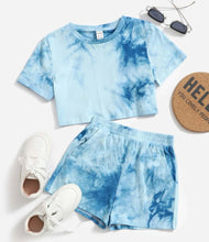 Load image into Gallery viewer, Tye-dye short outfits