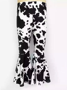 Cow Flare bottom pants