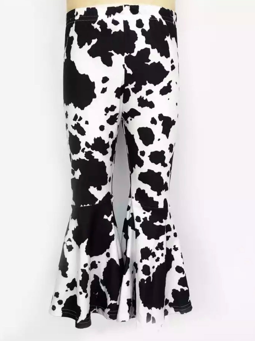 Cow Flare bottom pants