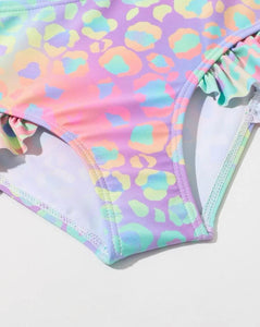 3 pc leopard bikini set