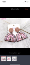 Load image into Gallery viewer, Rainbow  earrings