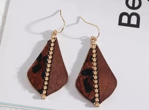 Morocco style split design earrings