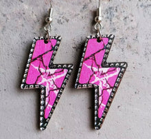 Load image into Gallery viewer, Lightening bolt earrings