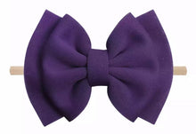 Load image into Gallery viewer, 6” double layer puff bow with nylon headband