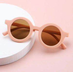 Round style kid sunglasses