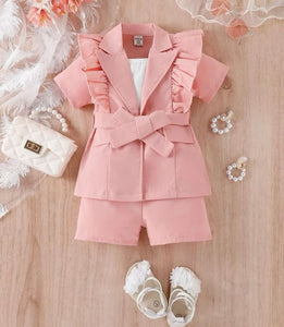 3 pc. Jacket/Short set