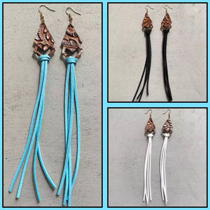 Long tassel earrings