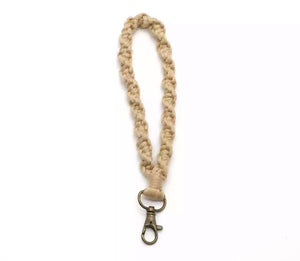 Macrame key leash