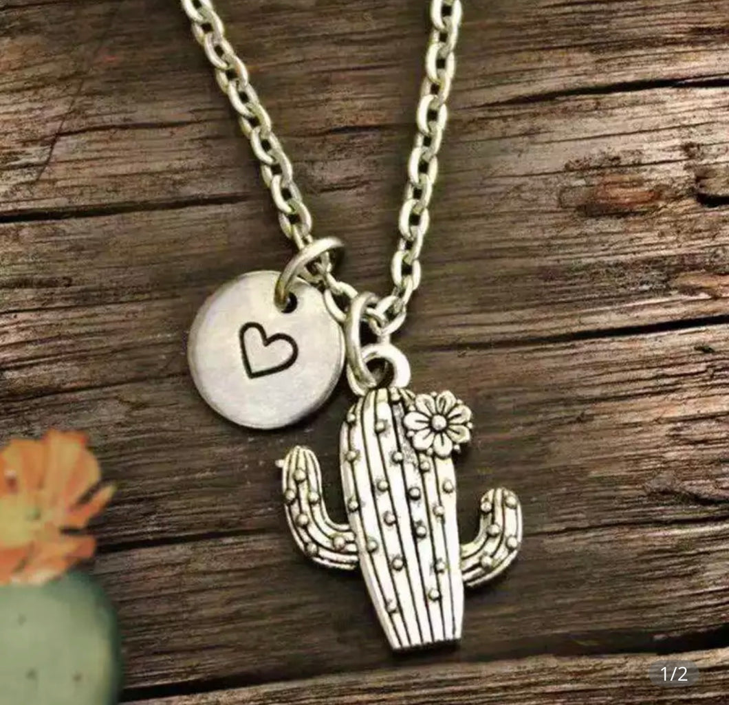 Cactus chain necklace