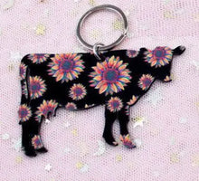 Load image into Gallery viewer, Farm Flower Keychains