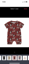 Load image into Gallery viewer, Boys Western Romper