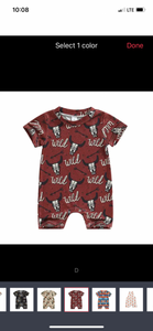 Boys Western Romper