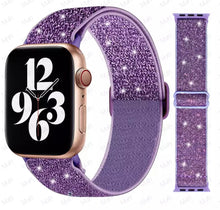 Load image into Gallery viewer, Apple bling adjustable watch bands