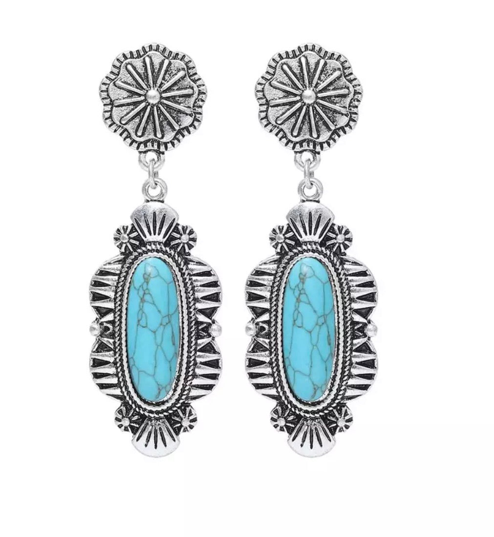 Turquoise earrings