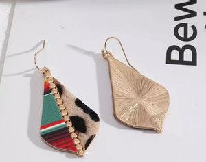 Morocco style split design earrings