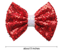 Load image into Gallery viewer, Sequin 5” bow