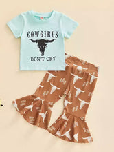 Load image into Gallery viewer, Cowgirls don’t cry outfit