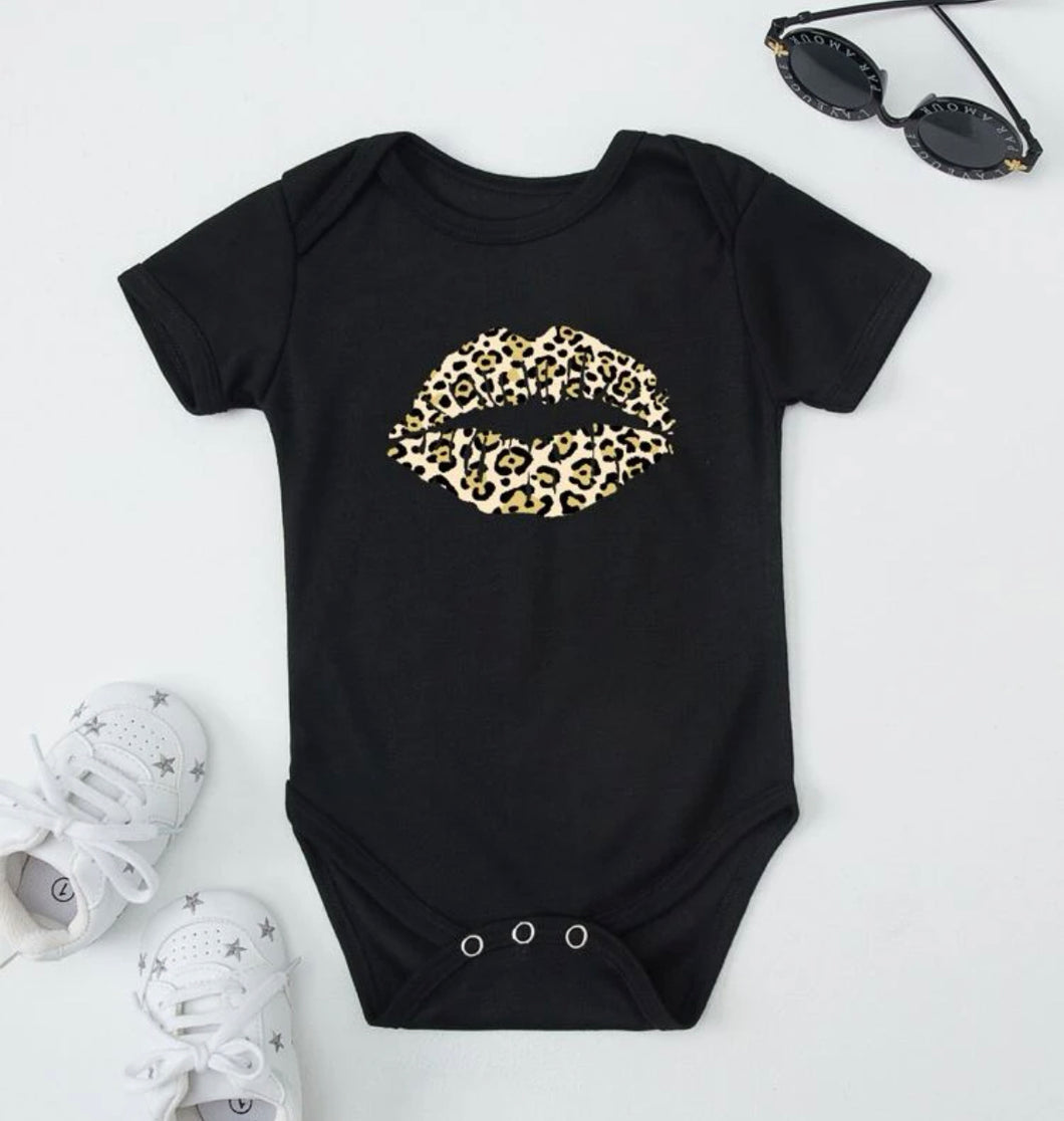 Leopard Kiss Onesie