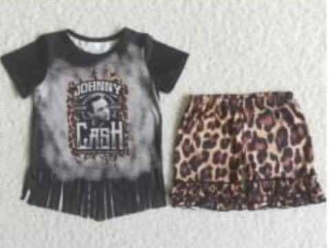 Cash fringe Short outfit