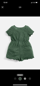 Lettuce trim Romper