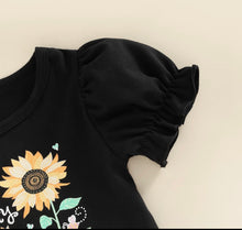 Load image into Gallery viewer, Sunshine sunflower outfit