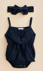 Bow tie Romper