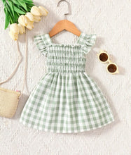 Load image into Gallery viewer, Sleeveless checkered dress