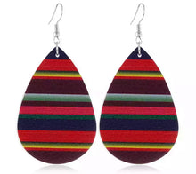 Load image into Gallery viewer, Colorful teardrop earrings