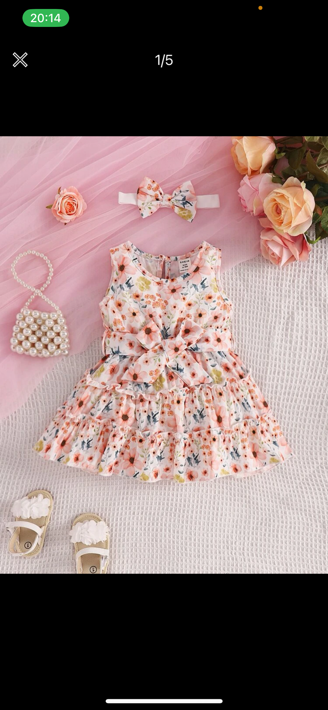 Pink Floral delight dress