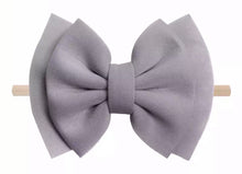 Load image into Gallery viewer, 6” double layer puff bow with nylon headband