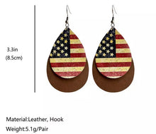 Load image into Gallery viewer, Vintage Flag earrings