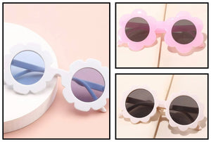 Flower frame kid sunglasses