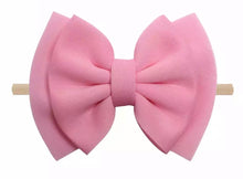 Load image into Gallery viewer, 6” double layer puff bow with nylon headband