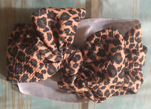 leopard headwrap