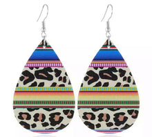 Load image into Gallery viewer, Colorful teardrop earrings