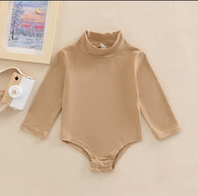 Load image into Gallery viewer, Toddler Mock neck bodysuits